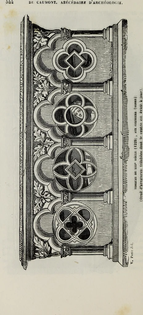An illustration from Abecedaire ou rudiment d'archelogie : architecture religieuse ..., 1867, leaf 559