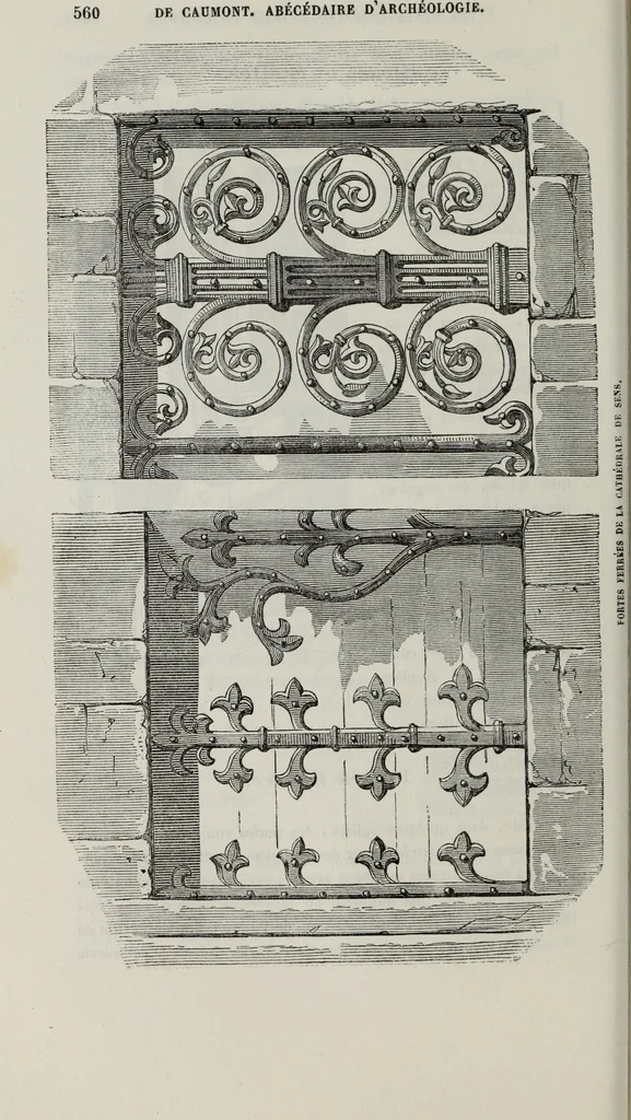 An illustration from Abecedaire ou rudiment d'archelogie : architecture religieuse ..., 1867, leaf 575