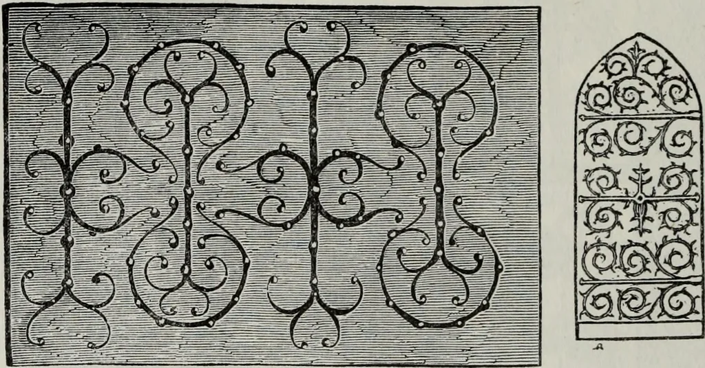 An illustration from Abecedaire ou rudiment d'archelogie : architecture religieuse ..., 1867, leaf 577