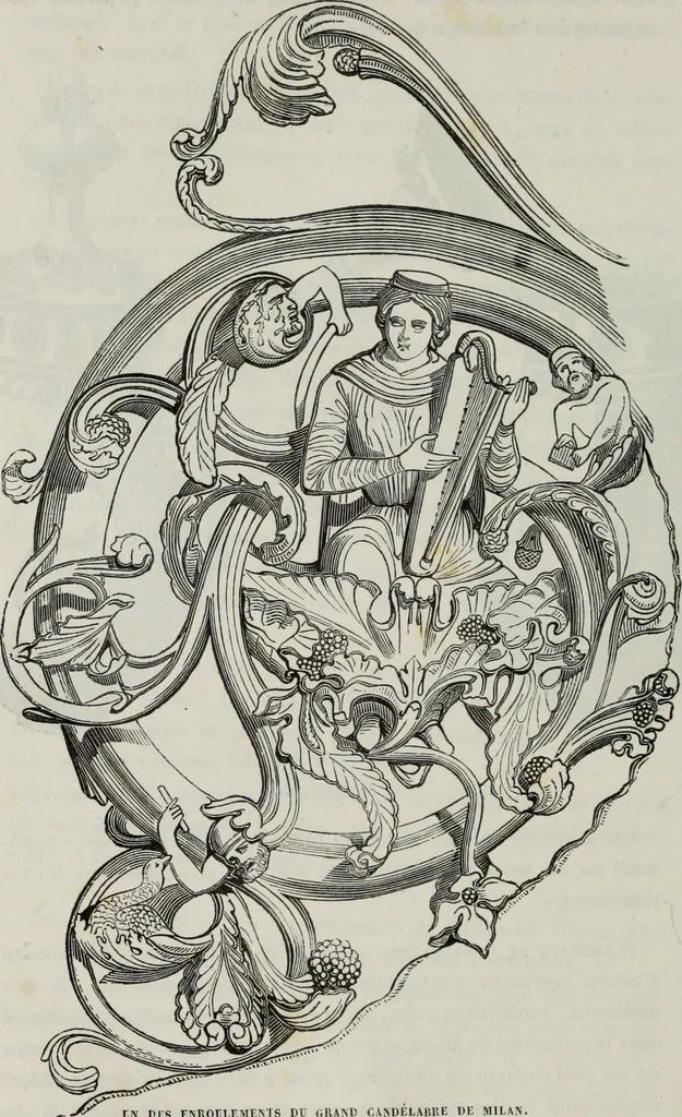 An illustration from Abecedaire ou rudiment d'archelogie : architecture religieuse ..., 1867, leaf 585