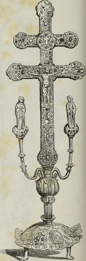 An illustration from Abecedaire ou rudiment d'archelogie : architecture religieuse ..., 1867, leaf 587