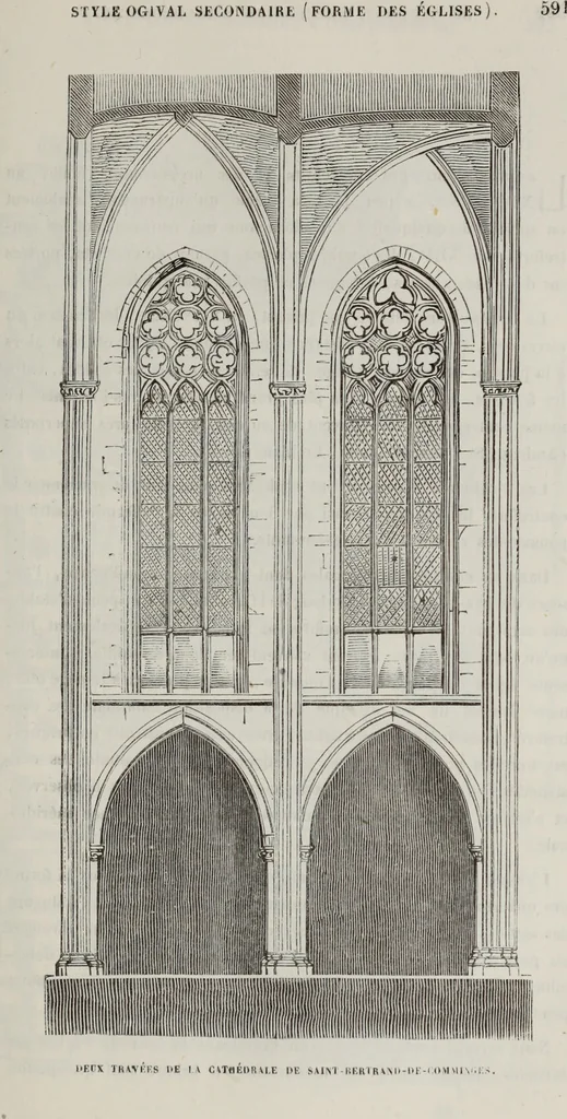 An illustration from Abecedaire ou rudiment d'archelogie : architecture religieuse ..., 1867, leaf 606