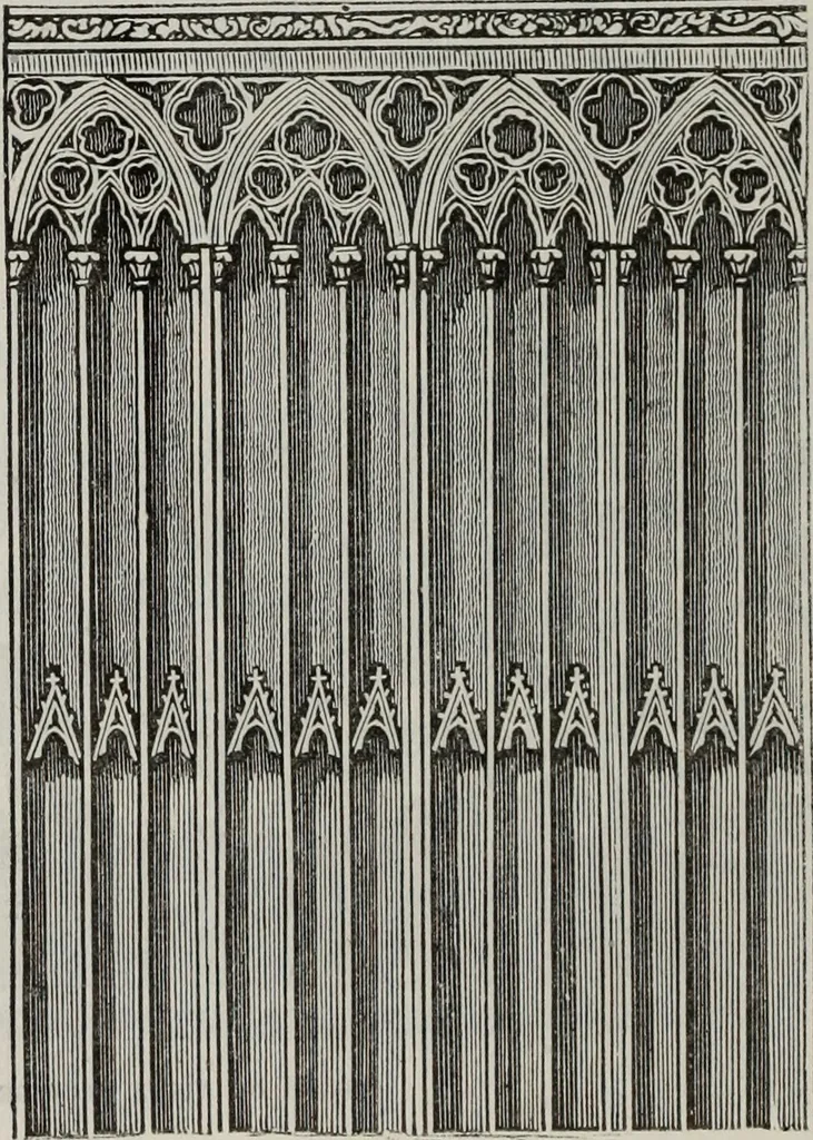 An illustration from Abecedaire ou rudiment d'archelogie : architecture religieuse ..., 1867, leaf 611
