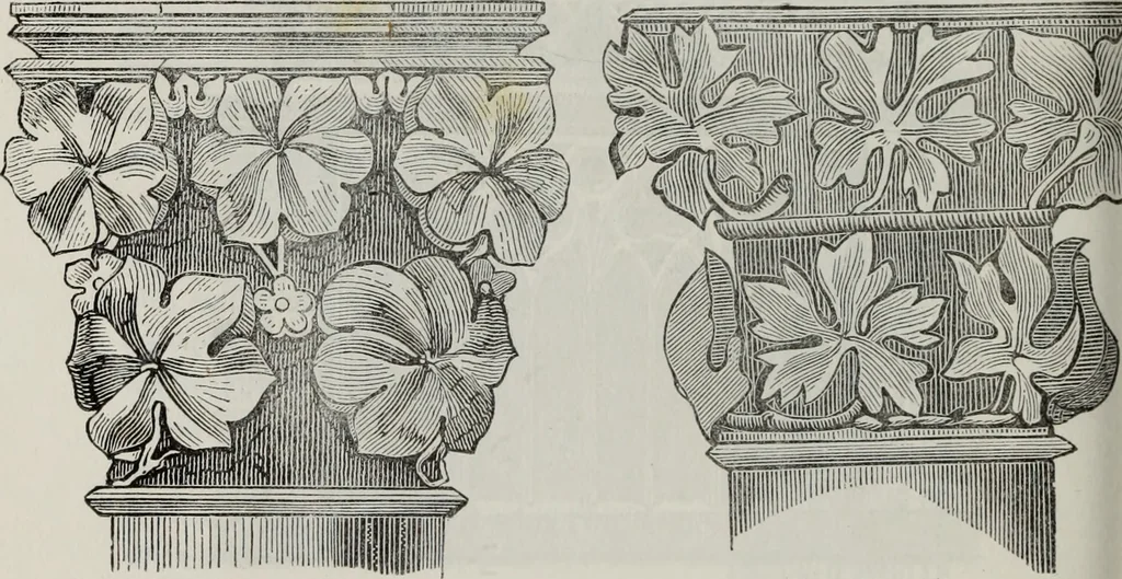 An illustration from Abecedaire ou rudiment d'archelogie : architecture religieuse ..., 1867, leaf 615