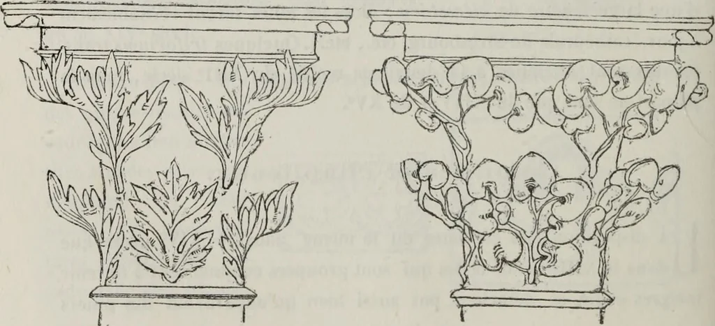 An illustration from Abecedaire ou rudiment d'archelogie : architecture religieuse ..., 1867, leaf 615