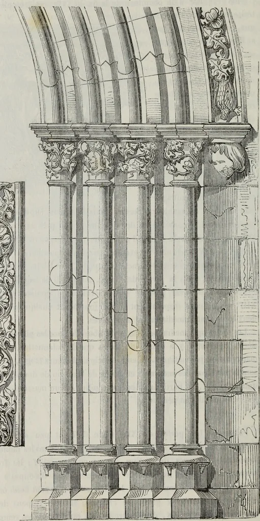 An illustration from Abecedaire ou rudiment d'archelogie : architecture religieuse ..., 1867, leaf 617