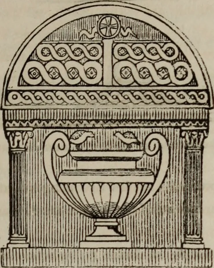 An illustration from Abecedaire ou rudiment d'archelogie : architecture religieuse ..., 1867, leaf 62
