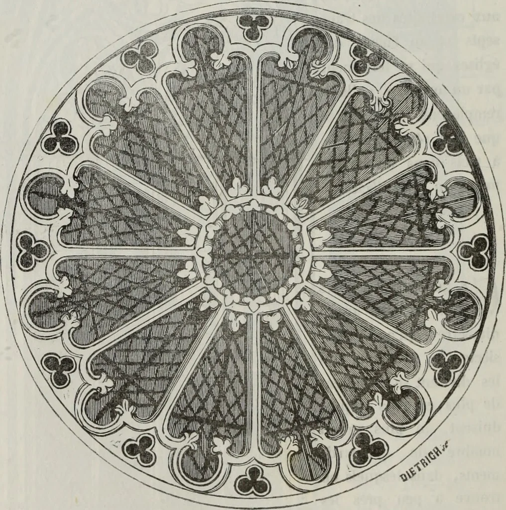 An illustration from Abecedaire ou rudiment d'archelogie : architecture religieuse ..., 1867, leaf 621