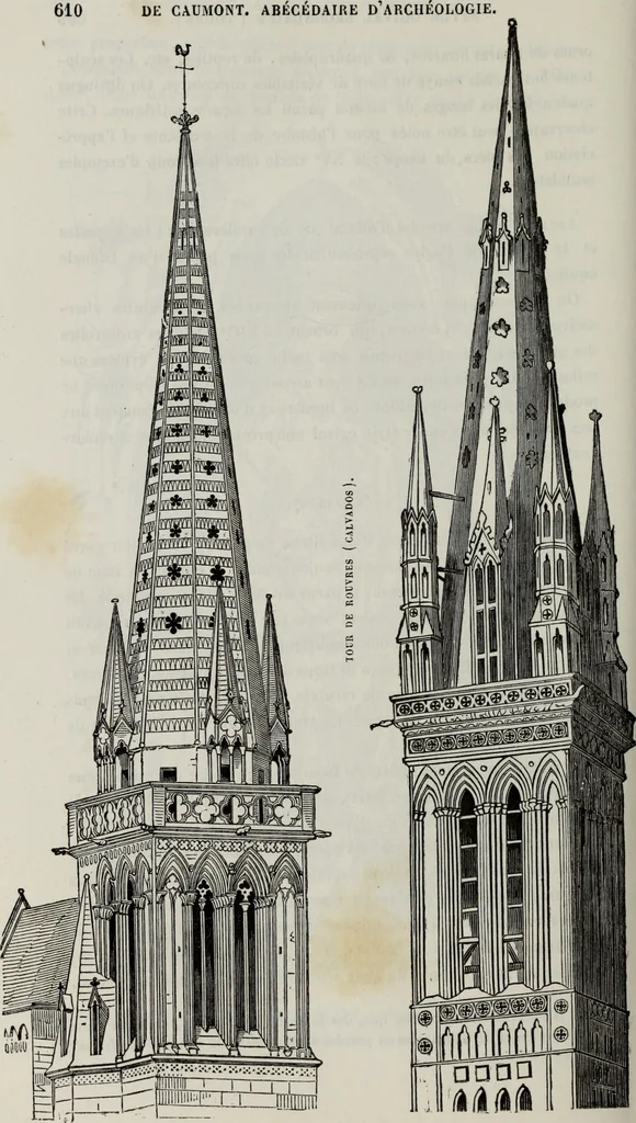 An illustration from Abecedaire ou rudiment d'archelogie : architecture religieuse ..., 1867, leaf 625