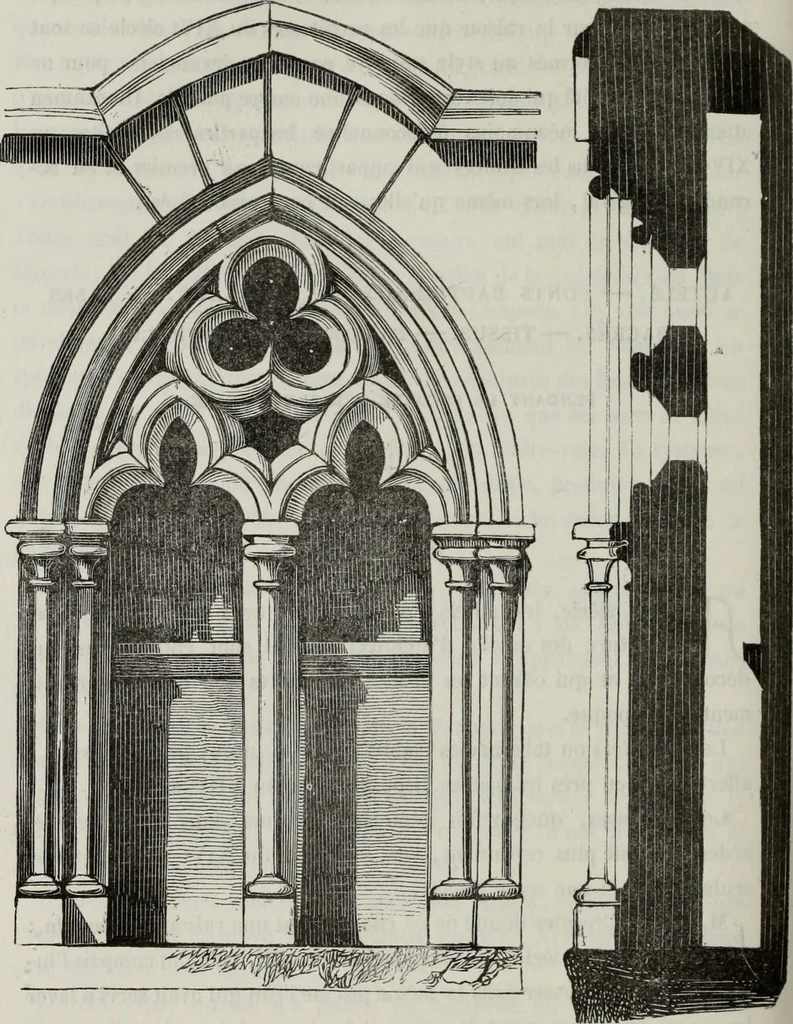An illustration from Abecedaire ou rudiment d'archelogie : architecture religieuse ..., 1867, leaf 635
