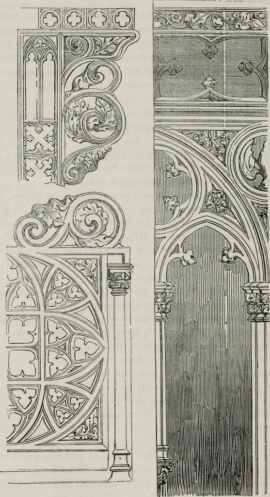 An illustration from Abecedaire ou rudiment d'archelogie : architecture religieuse ..., 1867, leaf 649