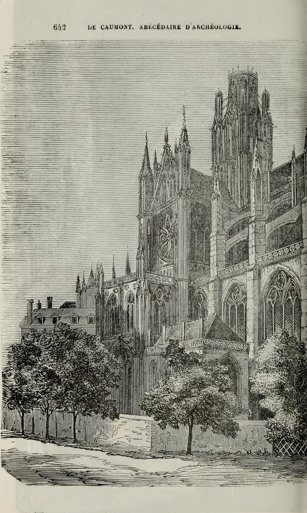 An illustration from Abecedaire ou rudiment d'archelogie : architecture religieuse ..., 1867, leaf 657