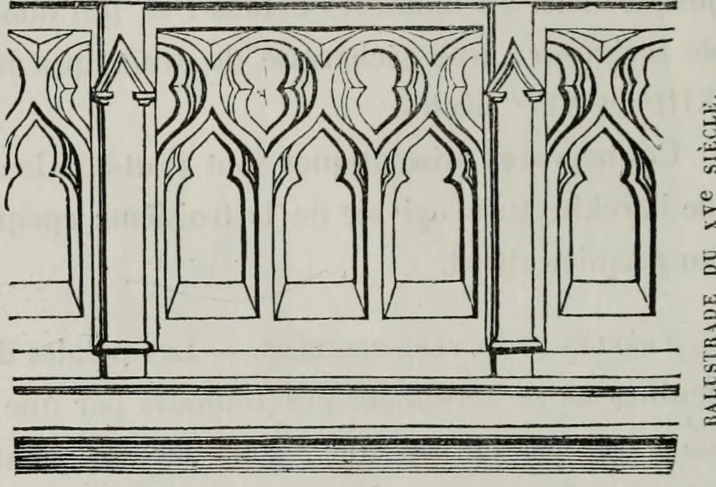 An illustration from Abecedaire ou rudiment d'archelogie : architecture religieuse ..., 1867, leaf 659