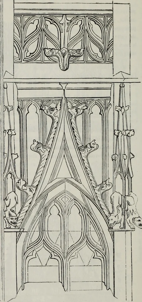 An illustration from Abecedaire ou rudiment d'archelogie : architecture religieuse ..., 1867, leaf 661