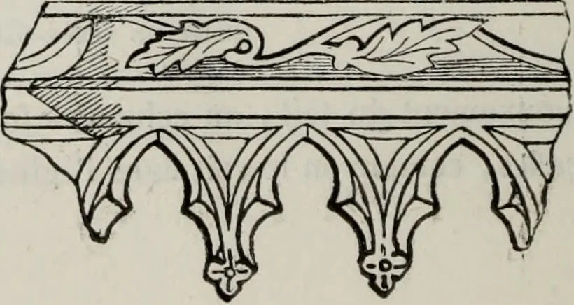 An illustration from Abecedaire ou rudiment d'archelogie : architecture religieuse ..., 1867, leaf 661