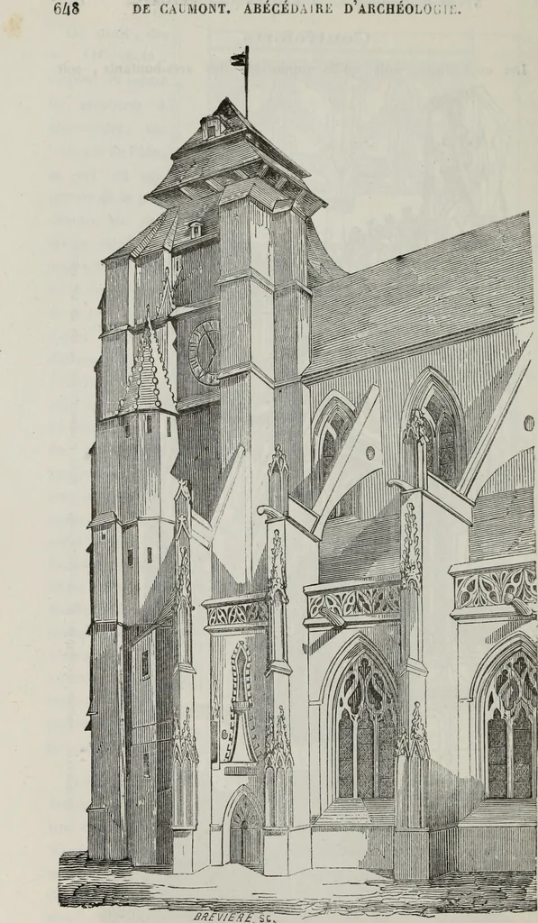 An illustration from Abecedaire ou rudiment d'archelogie : architecture religieuse ..., 1867, leaf 663