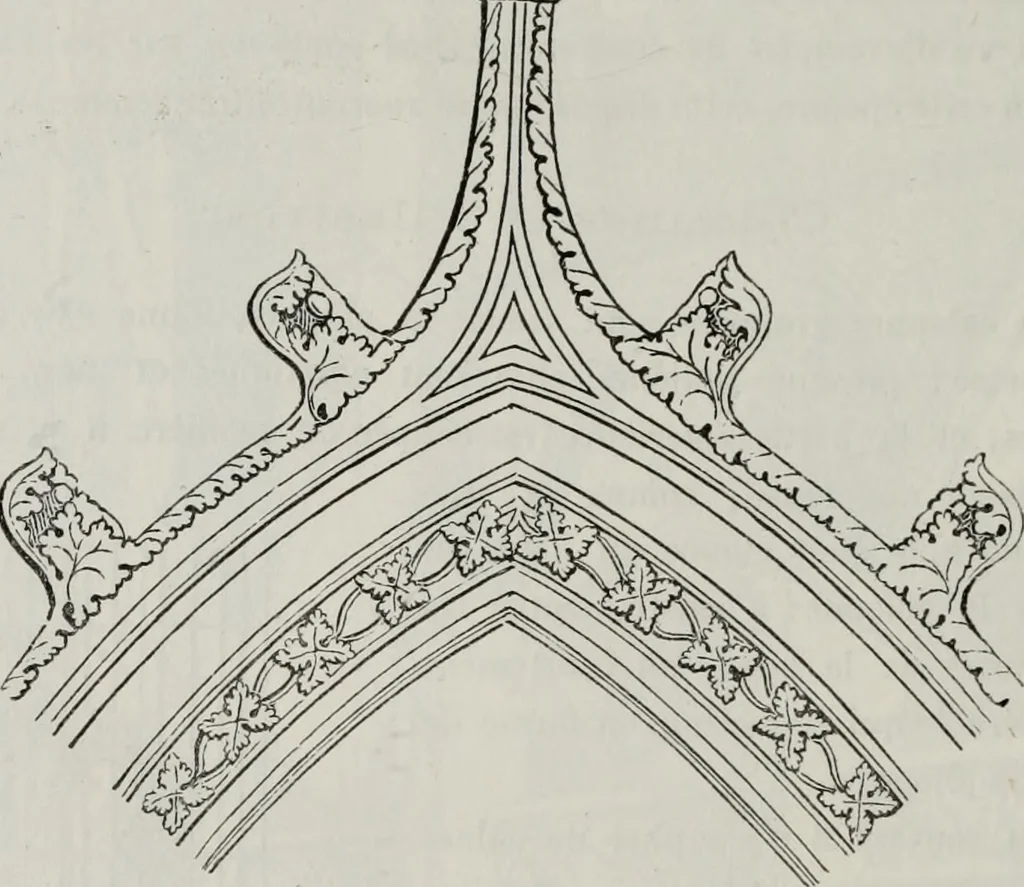 An illustration from Abecedaire ou rudiment d'archelogie : architecture religieuse ..., 1867, leaf 665
