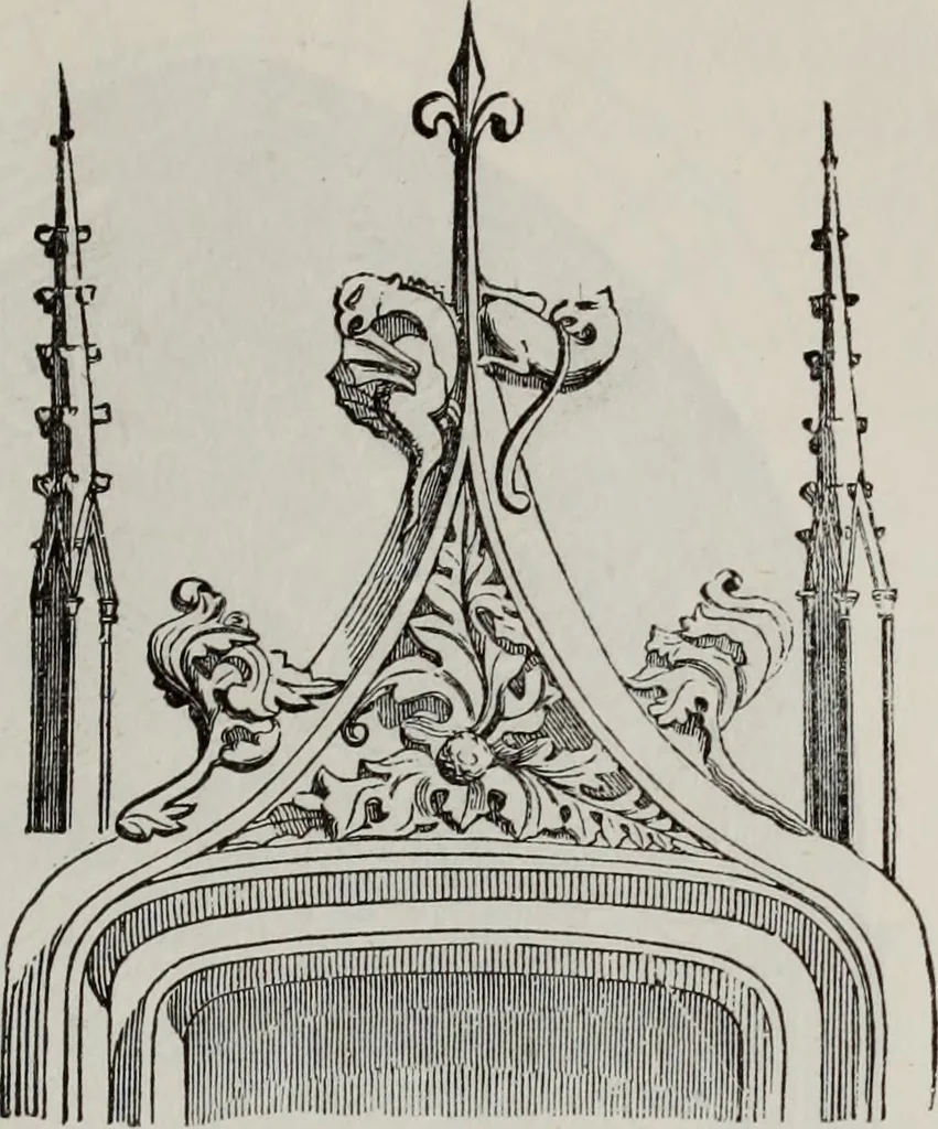 An illustration from Abecedaire ou rudiment d'archelogie : architecture religieuse ..., 1867, leaf 666