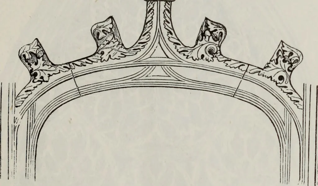 An illustration from Abecedaire ou rudiment d'archelogie : architecture religieuse ..., 1867, leaf 666