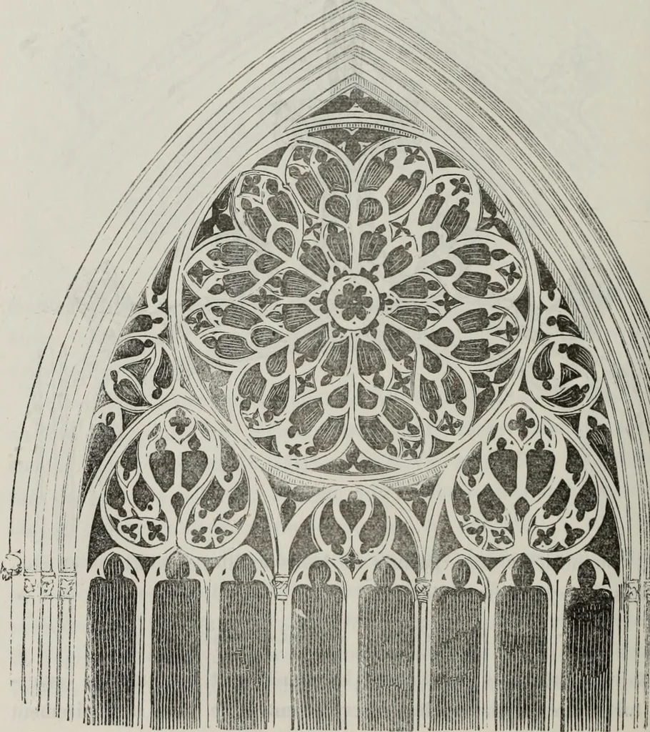 An illustration from Abecedaire ou rudiment d'archelogie : architecture religieuse ..., 1867, leaf 667