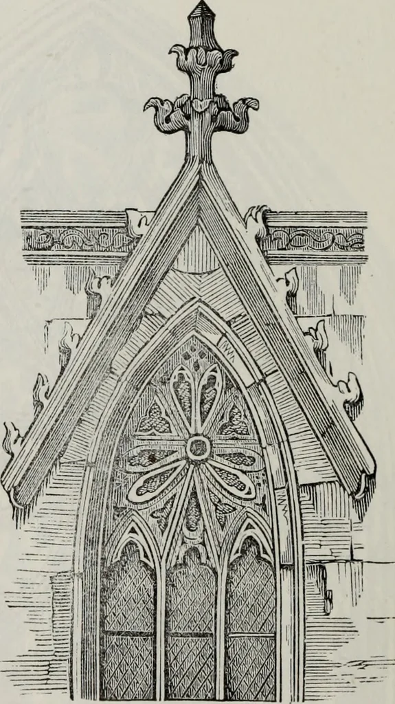 An illustration from Abecedaire ou rudiment d'archelogie : architecture religieuse ..., 1867, leaf 669