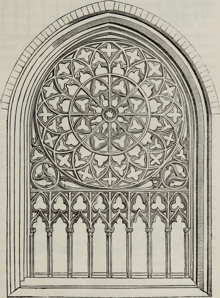 An illustration from Abecedaire ou rudiment d'archelogie : architecture religieuse ..., 1867, leaf 670