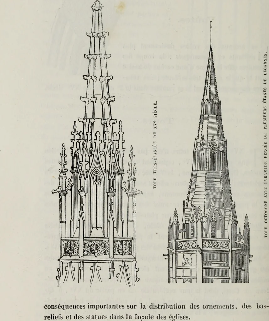 An illustration from Abecedaire ou rudiment d'archelogie : architecture religieuse ..., 1867, leaf 673