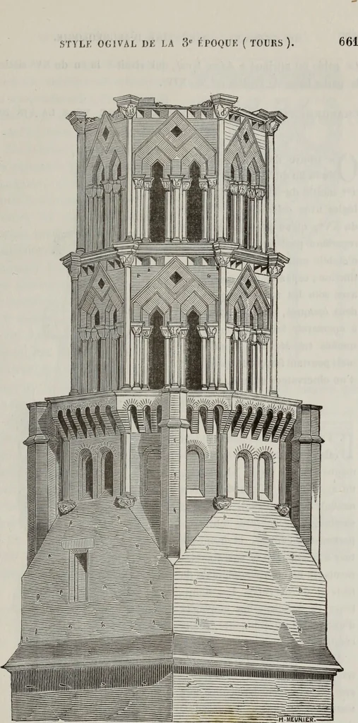 An illustration from Abecedaire ou rudiment d'archelogie : architecture religieuse ..., 1867, leaf 676