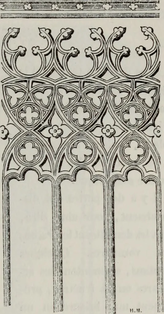 An illustration from Abecedaire ou rudiment d'archelogie : architecture religieuse ..., 1867, leaf 678