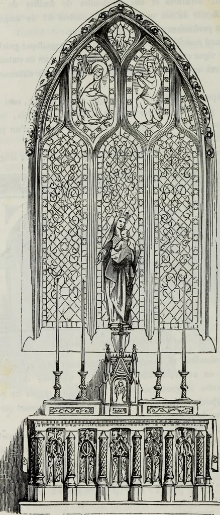 An illustration from Abecedaire ou rudiment d'archelogie : architecture religieuse ..., 1867, leaf 699