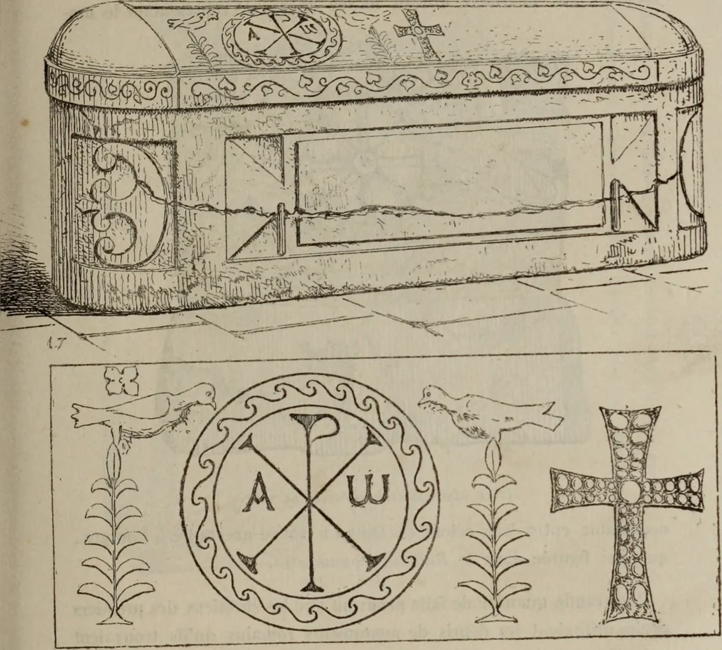 An illustration from Abecedaire ou rudiment d'archelogie : architecture religieuse ..., 1867, leaf 70