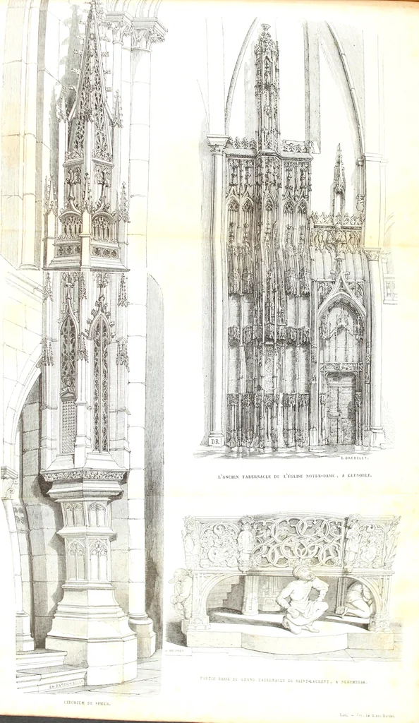 An illustration from Abecedaire ou rudiment d'archelogie : architecture religieuse ..., 1867, leaf 704