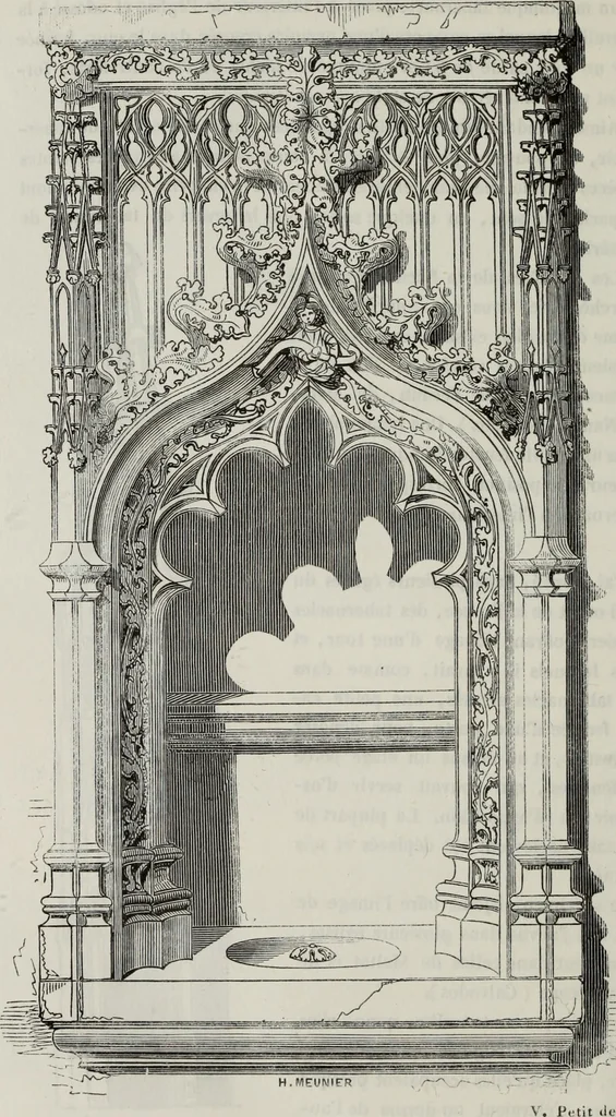 An illustration from Abecedaire ou rudiment d'archelogie : architecture religieuse ..., 1867, leaf 707