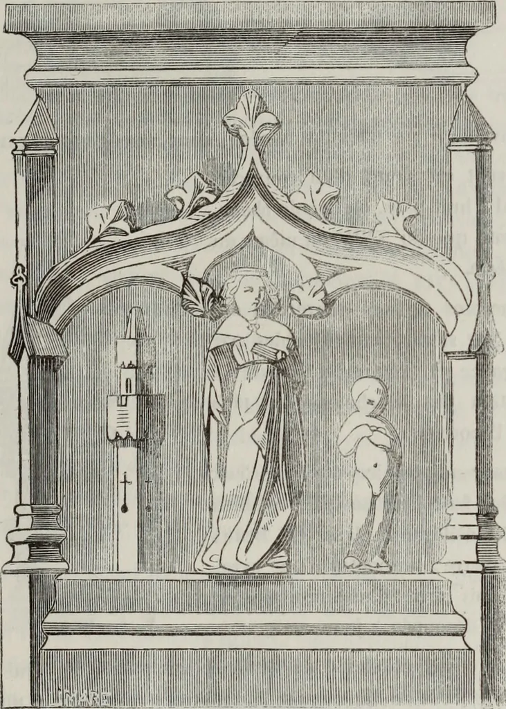 An illustration from Abecedaire ou rudiment d'archelogie : architecture religieuse ..., 1867, leaf 712