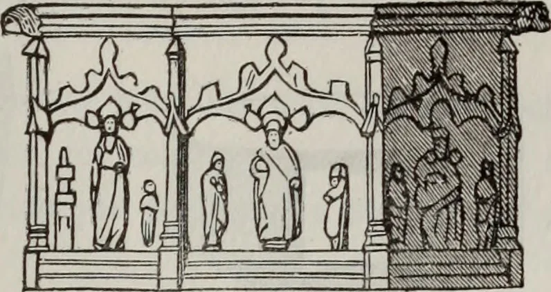 An illustration from Abecedaire ou rudiment d'archelogie : architecture religieuse ..., 1867, leaf 712