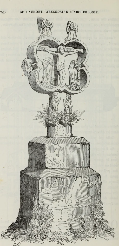 An illustration from Abecedaire ou rudiment d'archelogie : architecture religieuse ..., 1867, leaf 725