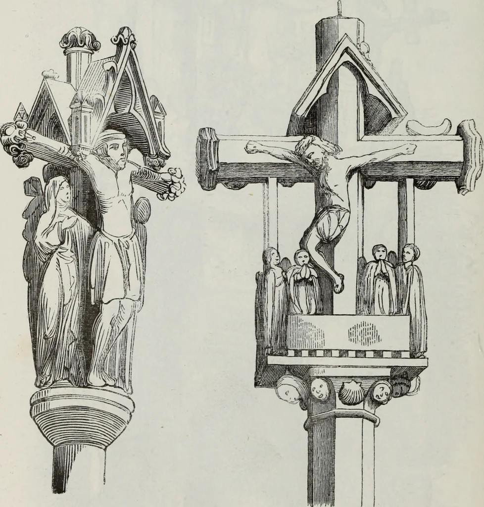 An illustration from Abecedaire ou rudiment d'archelogie : architecture religieuse ..., 1867, leaf 727