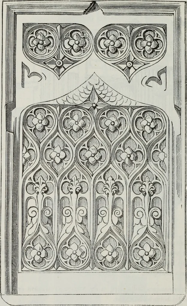 An illustration from Abecedaire ou rudiment d'archelogie : architecture religieuse ..., 1867, leaf 733