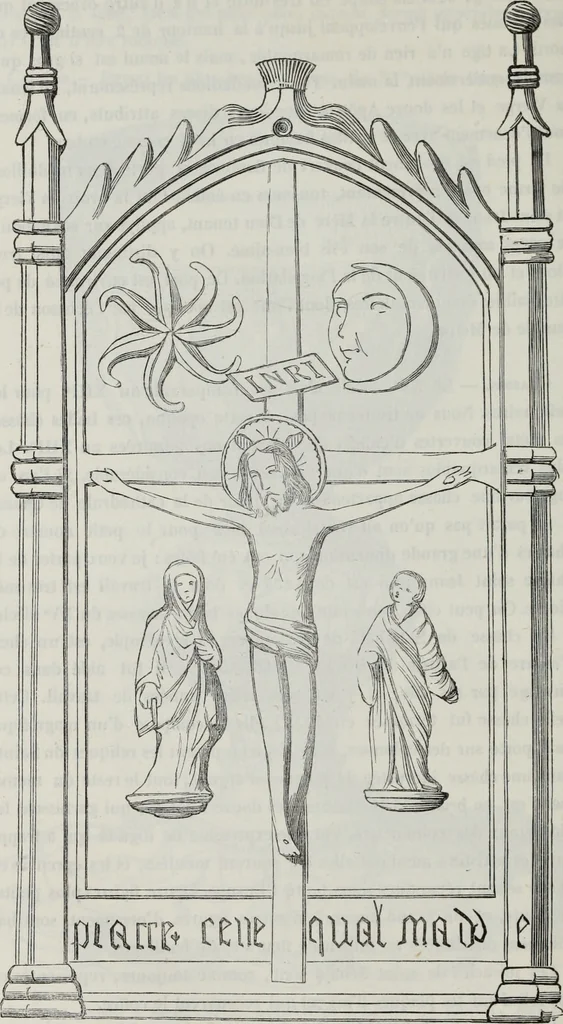 An illustration from Abecedaire ou rudiment d'archelogie : architecture religieuse ..., 1867, leaf 743