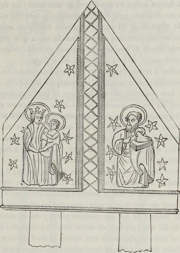 An illustration from Abecedaire ou rudiment d'archelogie : architecture religieuse ..., 1867, leaf 746