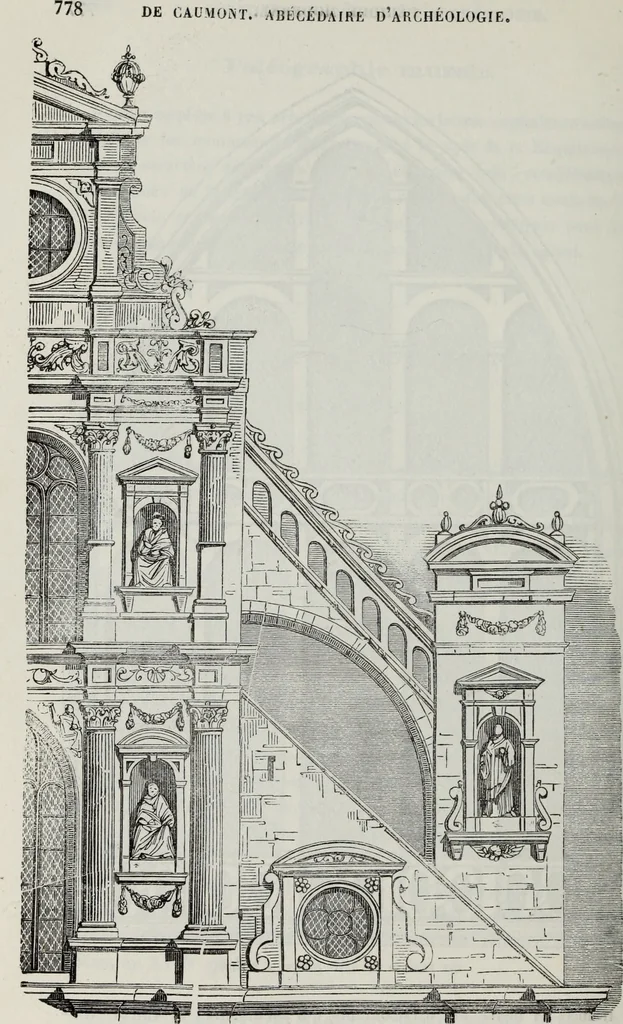 An illustration from Abecedaire ou rudiment d'archelogie : architecture religieuse ..., 1867, leaf 795