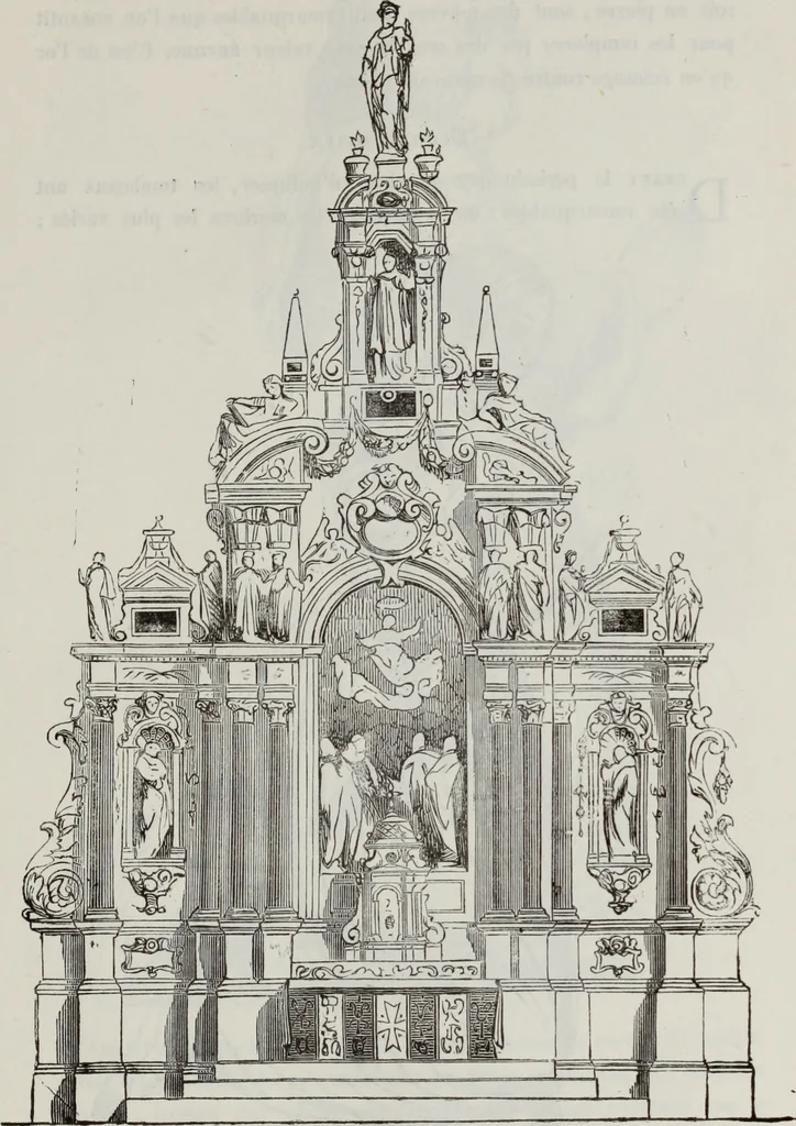 An illustration from Abecedaire ou rudiment d'archelogie : architecture religieuse ..., 1867, leaf 806