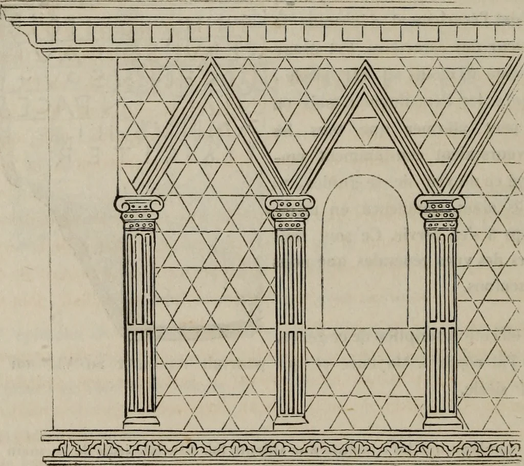 An illustration from Abecedaire ou rudiment d'archelogie : architecture religieuse ..., 1867, leaf 91