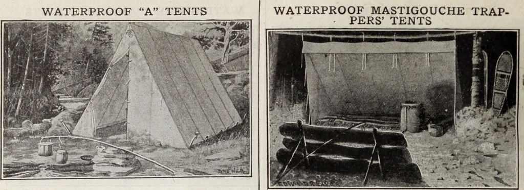 An illustration from Abercrombie & Fitch Co., New York : outfitting catalogue., 1916, leaf 9