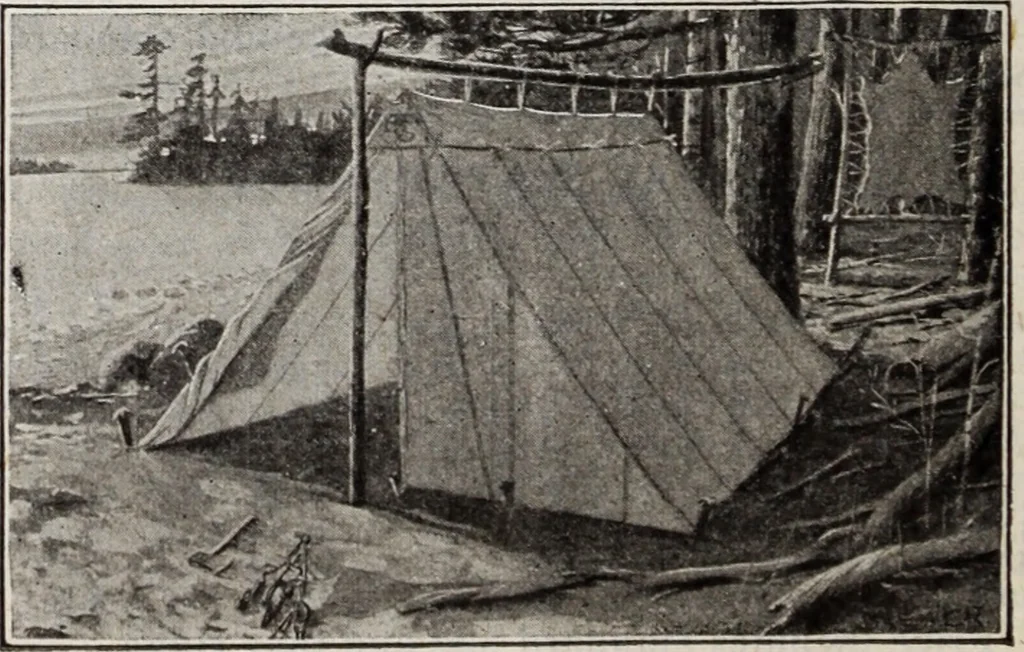 An illustration from Abercrombie & Fitch Co., New York : outfitting catalogue., 1916, leaf 9