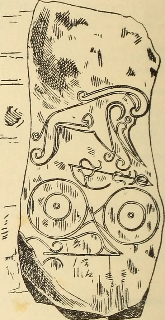 An illustration from Aberdeenshire epitaphs and inscriptions : with historical, biographical, genealogical, and antiquarian notes / by John A. Henderson, 1907, leaf 15