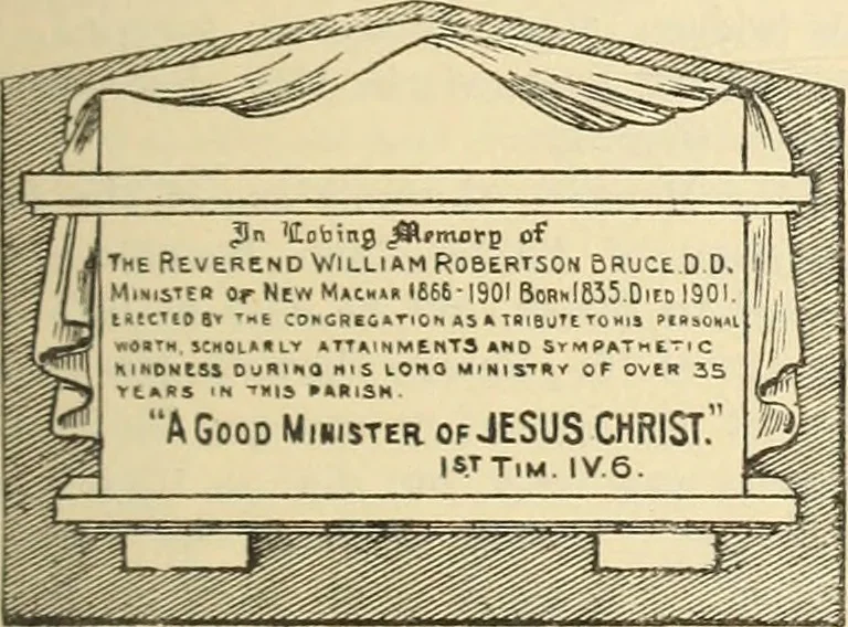 An illustration from Aberdeenshire epitaphs and inscriptions : with historical, biographical, genealogical, and antiquarian notes / by John A. Henderson, 1907, leaf 474