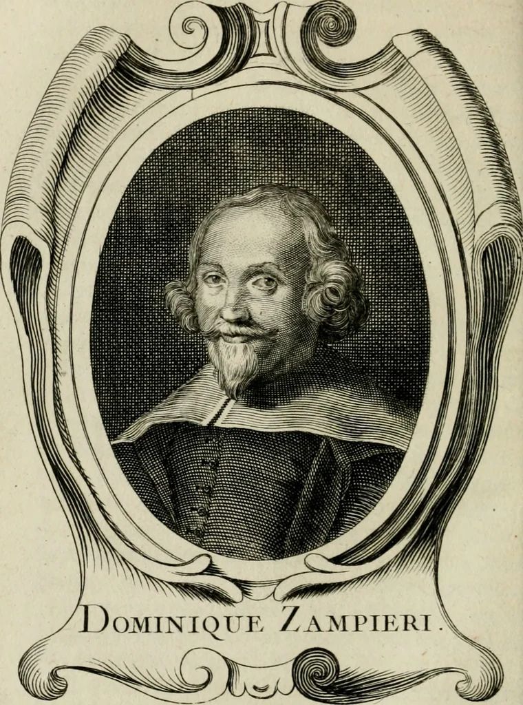 An illustration from Abrégé de la vie des plus fameux peintres, avec leurs portraits gravés en taille-douce, les indications de leurs principaux ouvrages, quelques réflexions sur leurs caractères, et la maniere de connoître les desseins et les tableaux des grands maîtres, 1762, leaf 167