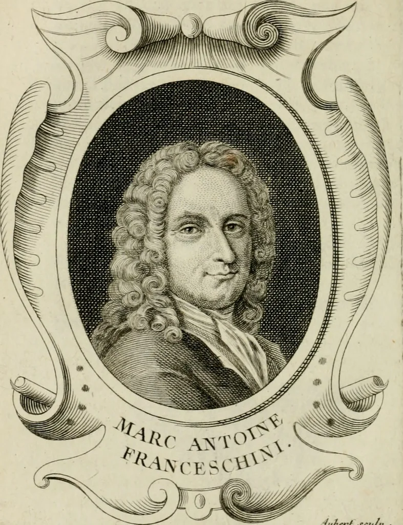 An illustration from Abrégé de la vie des plus fameux peintres, avec leurs portraits gravés en taille-douce, les indications de leurs principaux ouvrages, quelques réflexions sur leurs caractères, et la maniere de connoître les desseins et les tableaux des grands maîtres, 1762, leaf 245