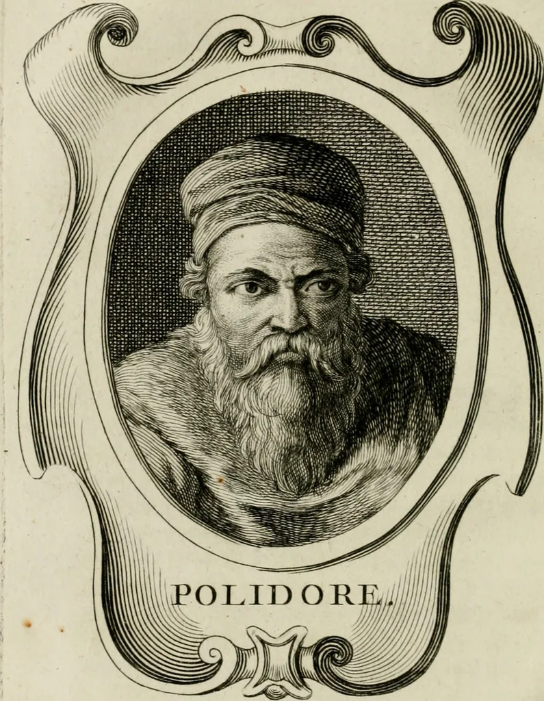 An illustration from Abrégé de la vie des plus fameux peintres, avec leurs portraits gravés en taille-douce, les indications de leurs principaux ouvrages, quelques réflexions sur leurs caractères, et la maniere de connoître les desseins et les tableaux des grands maîtres, 1762, leaf 33